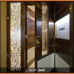 Cast acrylic backlit  Jaali at the entrance of a residence  copy.jpg